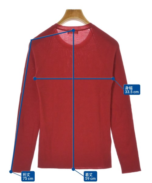 DES PRES（デプレ）ニット・セーター 赤 サイズ:F レディース/2200677150055