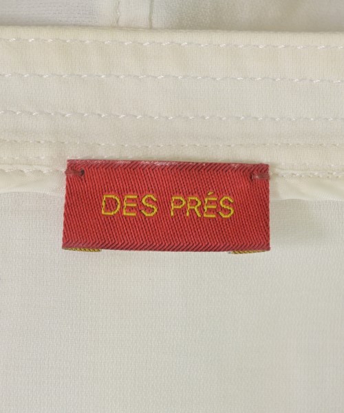 DES PRES（デプレ）カジュアルシャツ 白 サイズ:36(S位) レディース/2200678092040