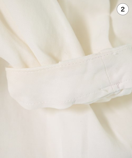 DES PRES（デプレ）カジュアルシャツ 白 サイズ:36(S位) レディース/2200678092040