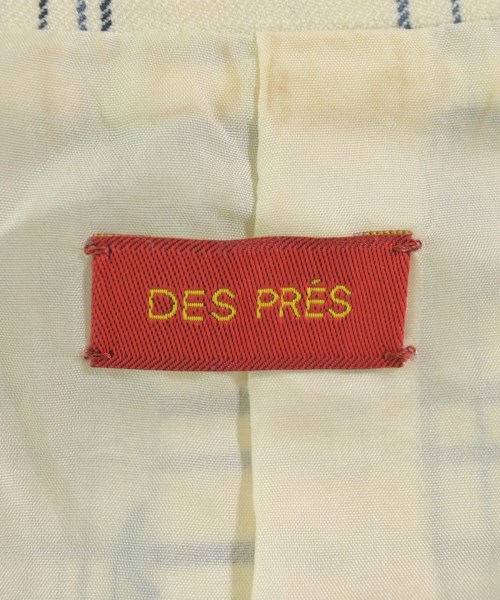 DES PRES（デプレ）テーラードジャケット 白 サイズ:34(S位) レディース/2200695498016