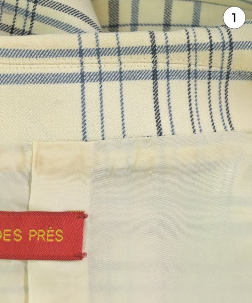 DES PRES（デプレ）テーラードジャケット 白 サイズ:34(S位) レディース/2200695498016