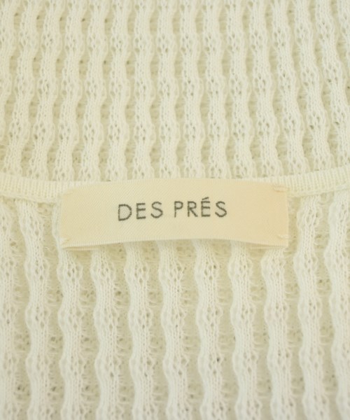 DES PRES（デプレ）ニット・セーター 白 サイズ:F レディース/2200695737047