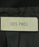 DES PRES（デプレ）ノーカラージャケット 黒 サイズ:36(M位) レディース/2200688621018