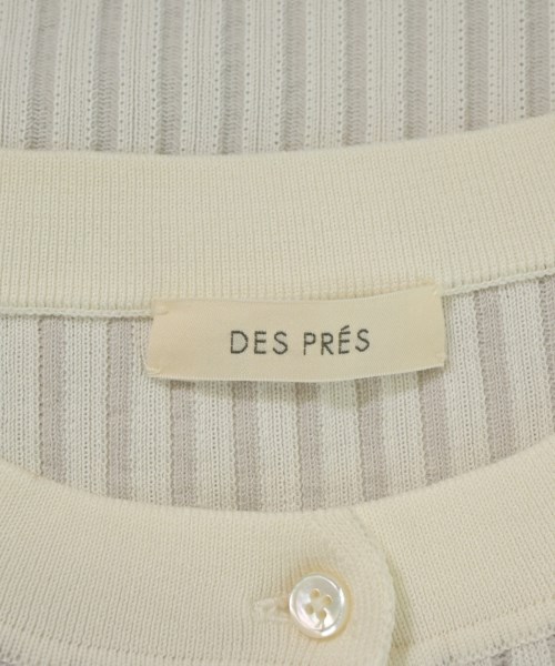 DES PRES（デプレ）カーディガン 白 サイズ:S レディース/2200697166012