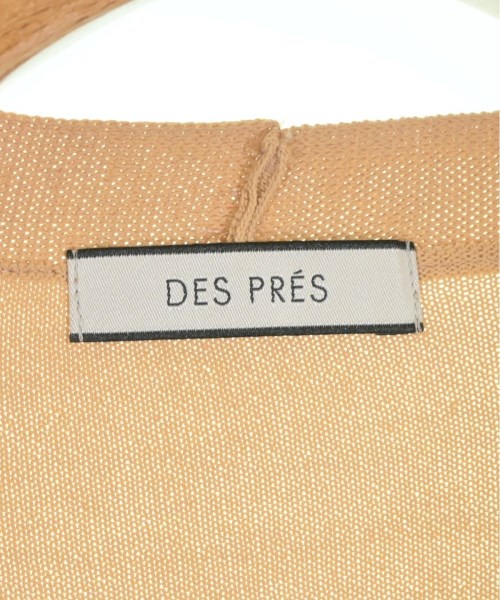 DES PRES（デプレ）カーディガン 黄 サイズ:S レディース/2200693180029