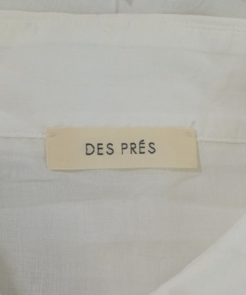 DES PRES（デプレ）カジュアルシャツ 白 サイズ:F レディース/2200698338135