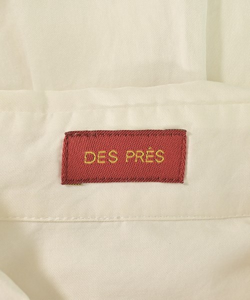 DES PRES（デプレ）シャツワンピース 白 サイズ:36(S位) レディース/2200695691059