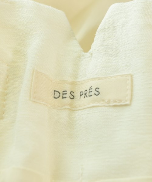DES PRES（デプレ）スラックス 白 サイズ:34(XS位) レディース/2200655147015