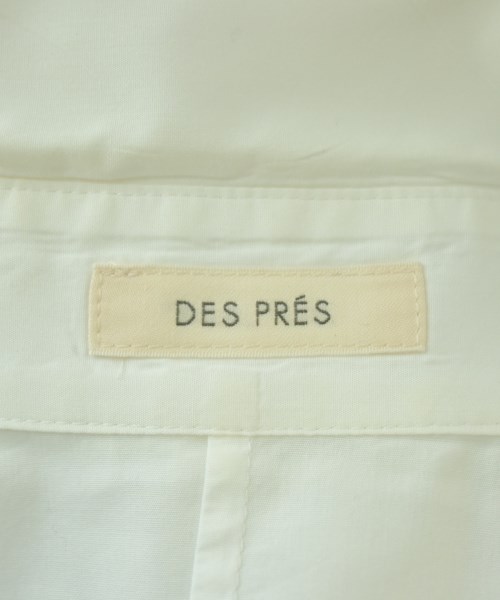 DES PRES（デプレ）カジュアルシャツ 白 サイズ:36(S位) レディース/2200648182061