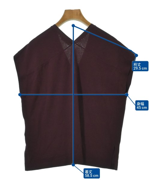 DES PRES（デプレ）ベスト/ノースリーブ 赤 サイズ:F レディース/2200648747208