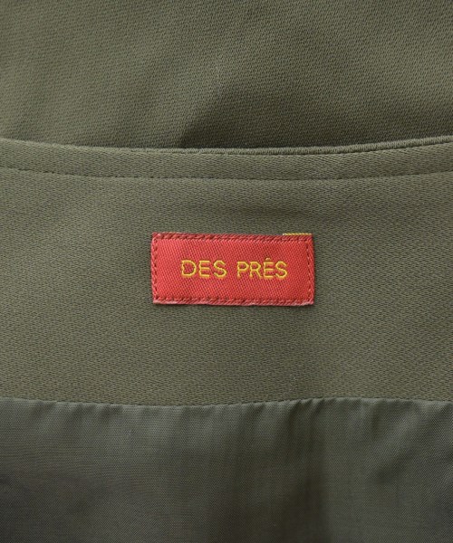 DES PRES（デプレ）ひざ丈スカート カーキ サイズ:36(XS位) レディース/2200655000167