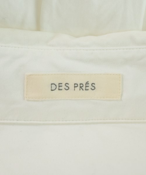 DES PRES（デプレ）カジュアルシャツ 白 サイズ:F レディース/2200653912059