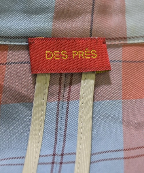 DES PRES（デプレ）テーラードジャケット オレンジ サイズ:34(XS位) レディース/2200661123034