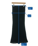 DES PRES（デプレ）ロング・マキシ丈スカート 黒 サイズ:34(XS位) レディース/2200661207031