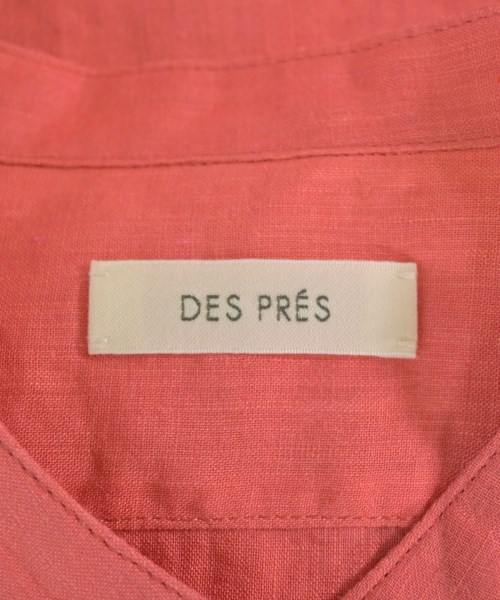 DES PRES（デプレ）ブラウス ピンク サイズ:F レディース/2200706933109