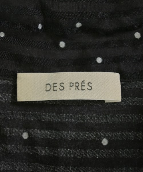 DES PRES（デプレ）カジュアルシャツ 黒 サイズ:F レディース/2200706939071