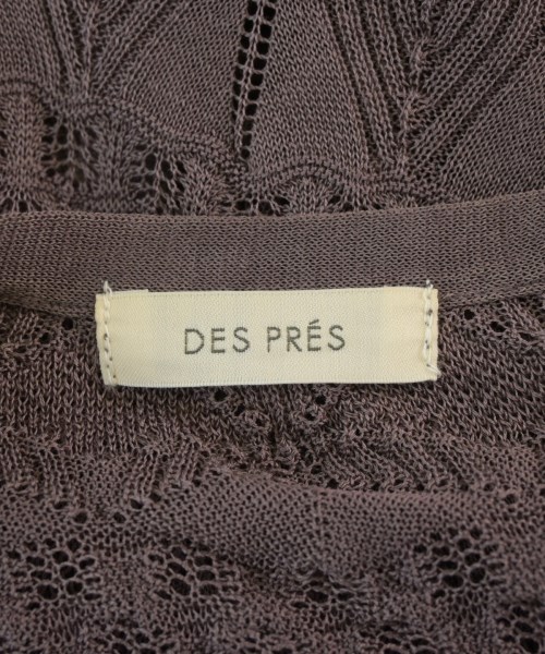 DES PRES（デプレ）カーディガン 茶 サイズ:S レディース/2200714105079
