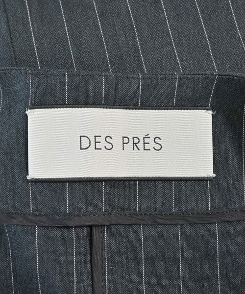 DES PRES（デプレ）ノーカラージャケット 紺 サイズ:36(S位) レディース/2200702054044