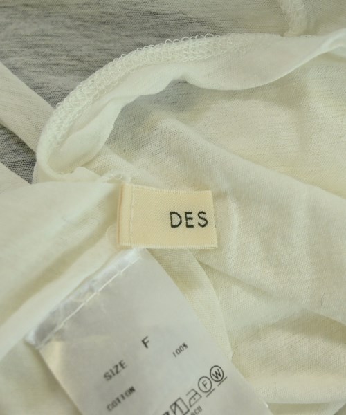 DES PRES（デプレ）Tシャツ・カットソー 白 サイズ:F レディース/2200710462107