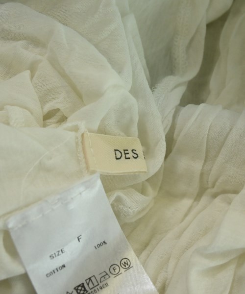 DES PRES（デプレ）Tシャツ・カットソー 白 サイズ:F レディース/2200710462114