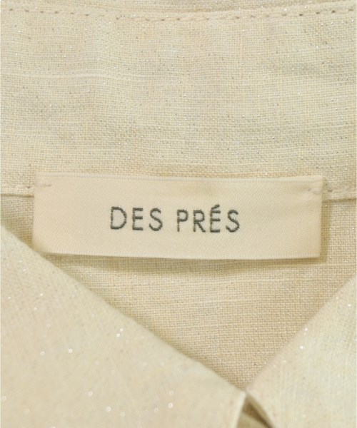 DES PRES（デプレ）カジュアルシャツ ベージュ サイズ:F レディース/2200717760022