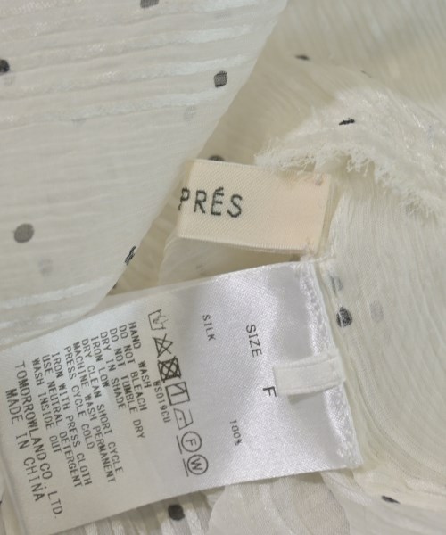 DES PRES（デプレ）ブラウス 白 サイズ:F レディース/2200633802035