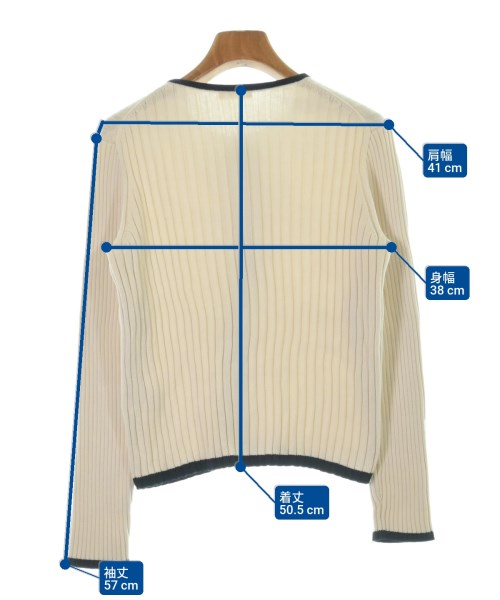 DES PRES（デプレ）カーディガン 白 サイズ:S レディース/2200635654038