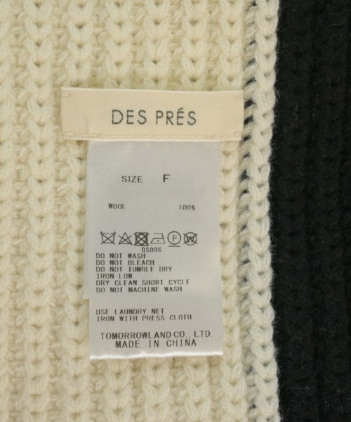DES PRES（デプレ）ベスト 黒 サイズ:F レディース/2200638051056