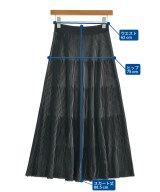 DES PRES（デプレ）ロング・マキシ丈スカート 黒 サイズ:32(XXS位) レディース/2200639886077