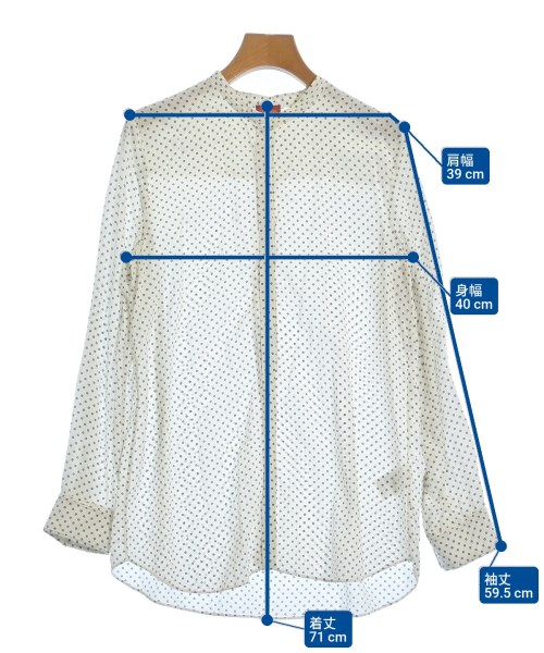 DES PRES（デプレ）カジュアルシャツ 白 サイズ:36(S位) レディース/2200641033049