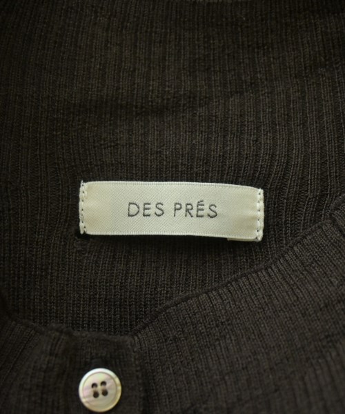 DES PRES（デプレ）カーディガン 茶 サイズ:F レディース/2200641033056