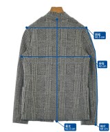 DES PRES（デプレ）ノーカラージャケット グレー サイズ:36(S位) レディース/2200641489013