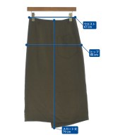 DES PRES（デプレ）ロング・マキシ丈スカート カーキ サイズ:34(S位) レディース/2200637862172