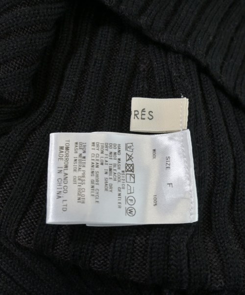 DES PRES（デプレ）ニット・セーター 黒 サイズ:F レディース/2200645018066