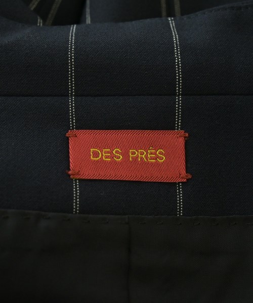 DES PRES（デプレ）ノーカラージャケット 紺 サイズ:36(S位) レディース/2200699982023