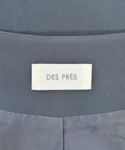 DES PRES（デプレ）ノーカラージャケット グレー サイズ:36(S位) レディース/2200704094055