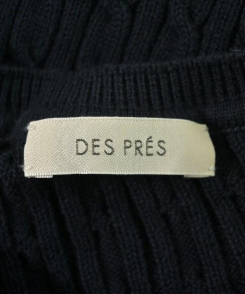 DES PRES（デプレ）カーディガン 紺 サイズ:F レディース/2200705134040