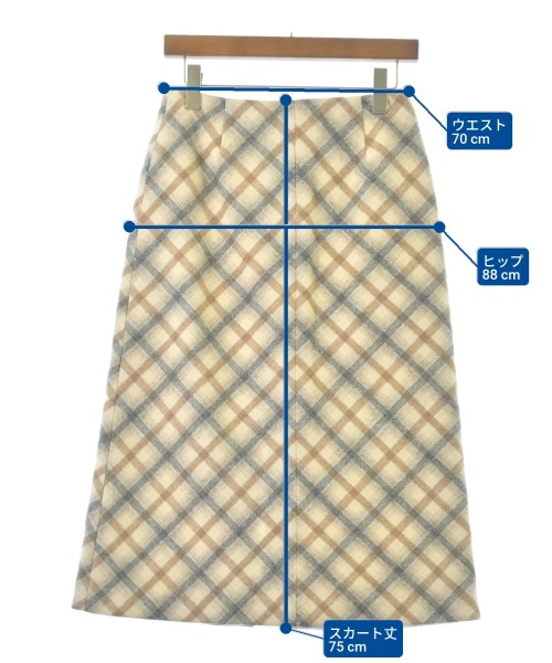 DES PRES（デプレ）ロング・マキシ丈スカート 白 サイズ:36(S位) レディース/2200663312023