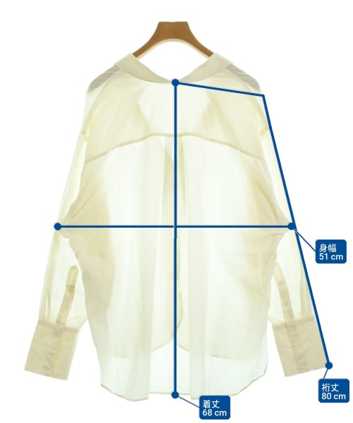 DES PRES（デプレ）カジュアルシャツ 白 サイズ:36(S位) レディース/2200667701175