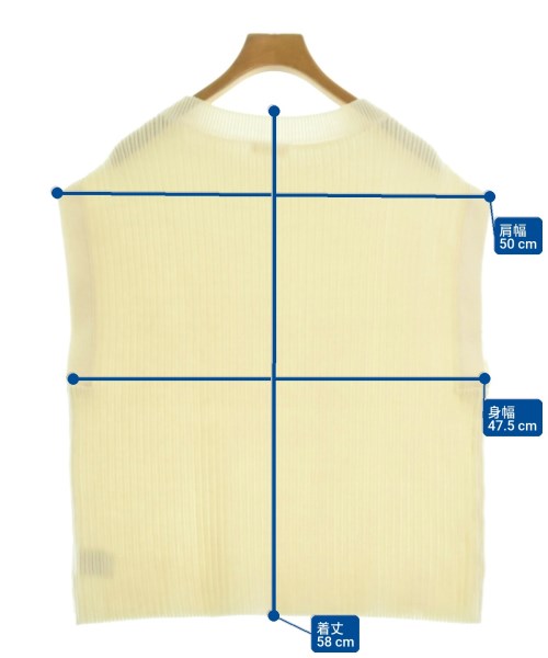 DES PRES（デプレ）ベスト 白 サイズ:S レディース/2200667701298