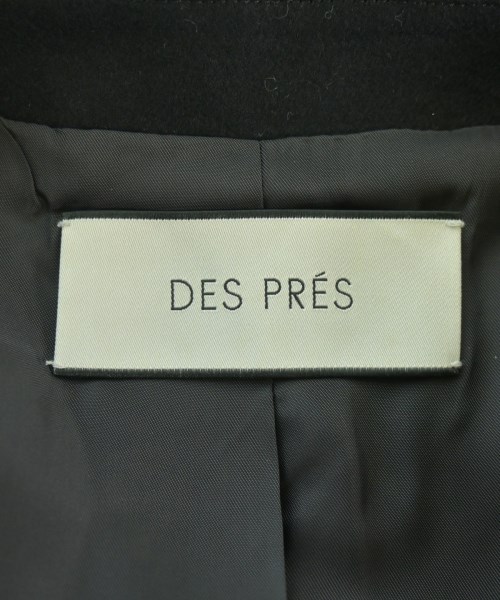 DES PRES（デプレ）チェスターコート 黒 サイズ:36(S位) レディース/2200665059025