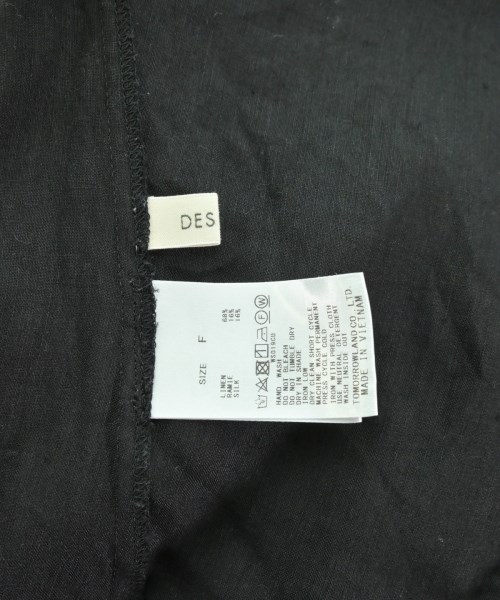 DES PRES（デプレ）ブラウス 黒 サイズ:F レディース/2200667217102