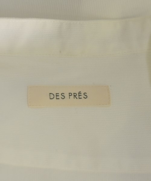 DES PRES（デプレ）シャツワンピース 白 サイズ:-(M位) レディース/2200667217157