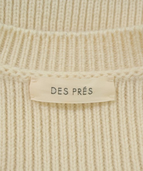 DES PRES（デプレ）ニット・セーター 白 サイズ:F レディース/2200670465019
