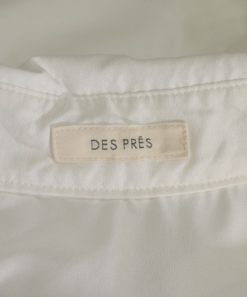 DES PRES（デプレ）シャツワンピース 白 サイズ:F レディース/2200668174039