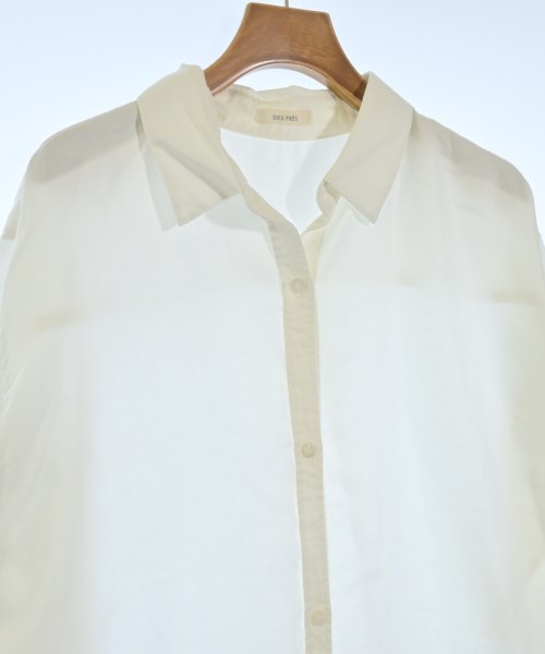 DES PRES（デプレ）シャツワンピース 白 サイズ:F レディース/2200668174039