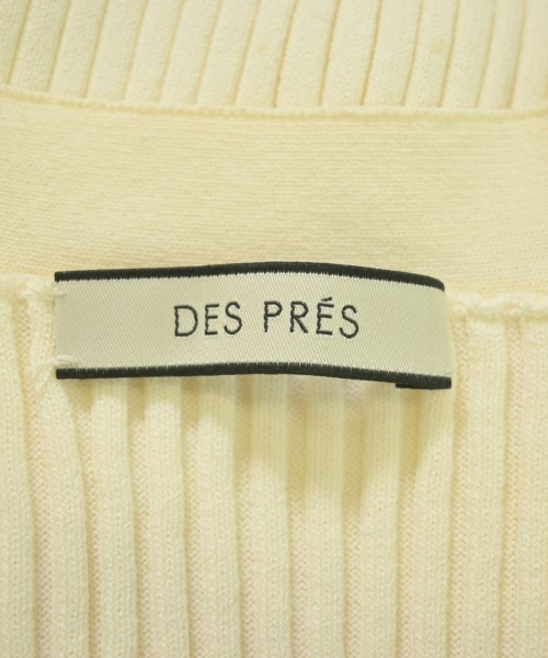 DES PRES（デプレ）カーディガン 白 サイズ:S レディース/2200731850051