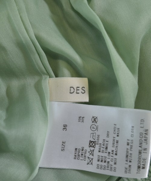 DES PRES（デプレ）その他 緑 サイズ:36(S位) レディース/2200728405011