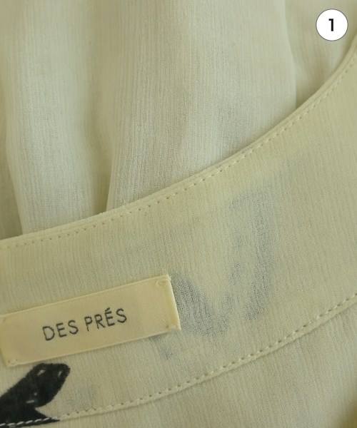 DES PRES（デプレ）ブラウス 白 サイズ:F レディース/2200722242049