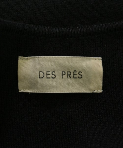 DES PRES（デプレ）ノーカラージャケット 黒 サイズ:F レディース/2200724943050